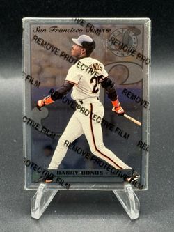 1996 Leaf Steel #6 Barry Bonds With Coating