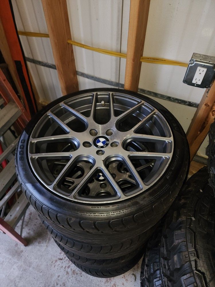 20" 5x120 Staggered Wheels