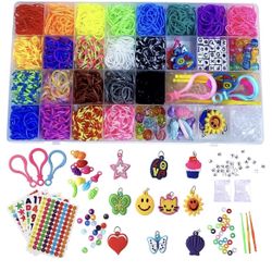 Rubber Band Bracelet Kit, Loom Bracelet Making Kit for Girl , Rubber Bands