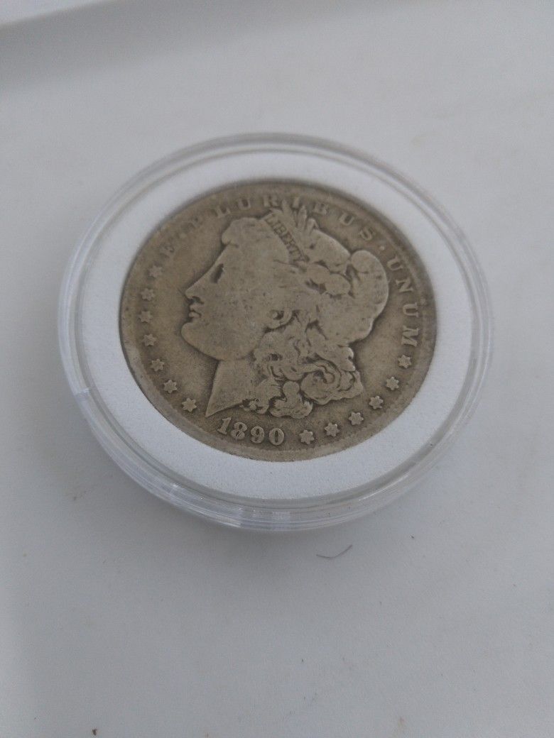 1890 O Morgan Silver Dollar 