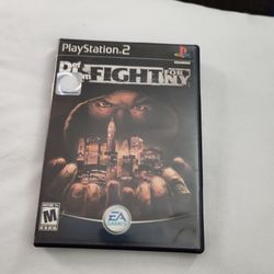Def jam Fight For My PS2 Game And Case 