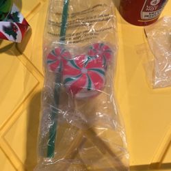 Disneyland Christmas Straw 