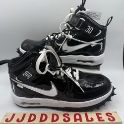 Nike Off-White x Air Force 1 SP Leather Mid Sheed DR0500-001 Men’s Size 11 NEW