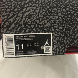 Air Jordan 3 Black Cat 