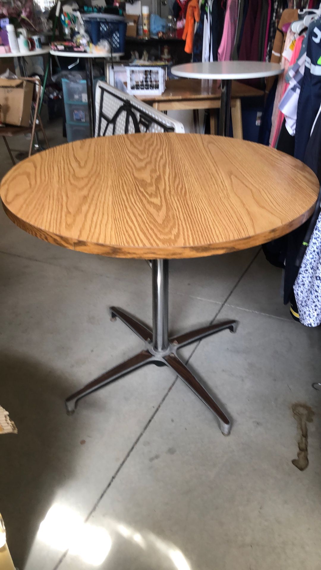 Mesa Redonda Color Madera