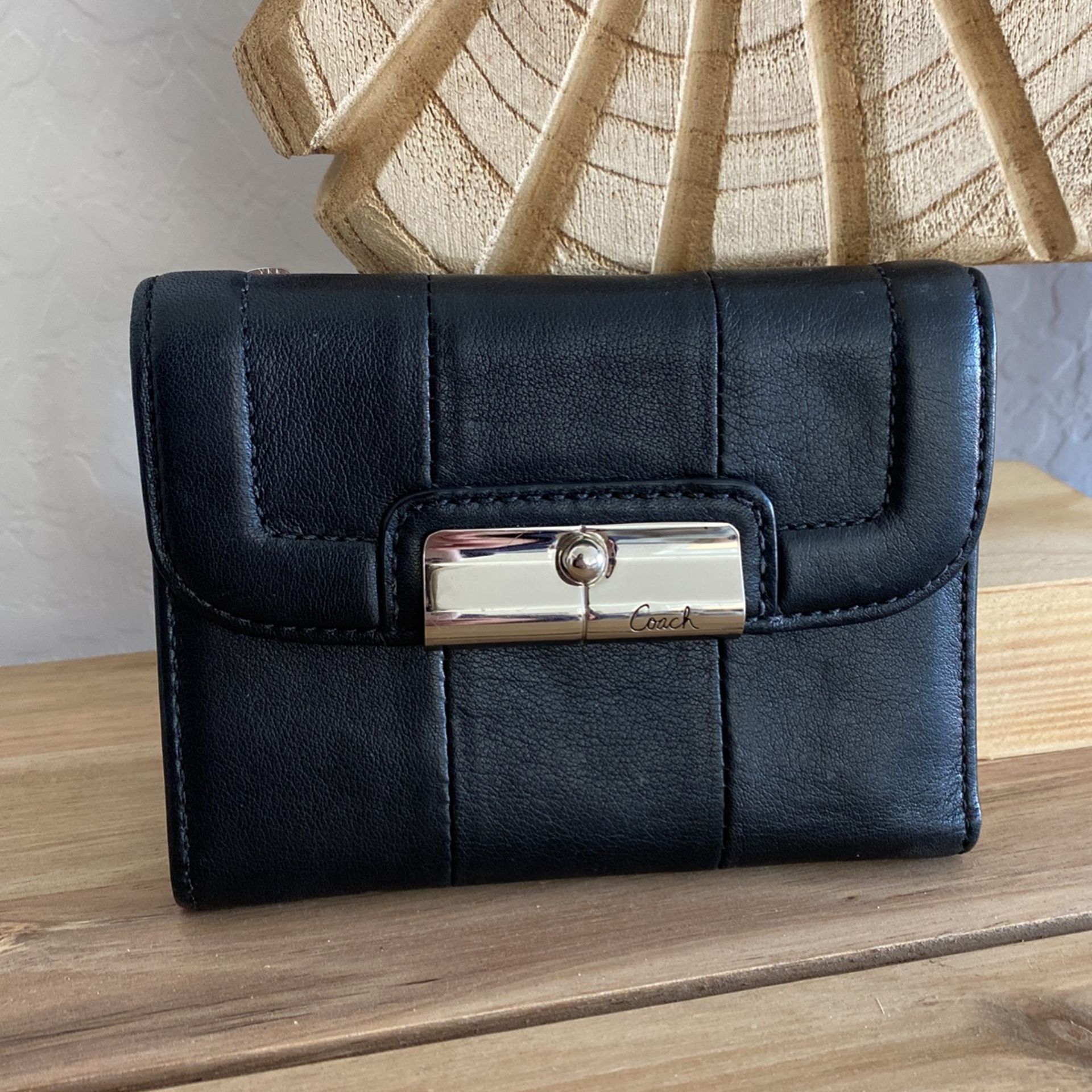 Coach Leather Trifold Wallet