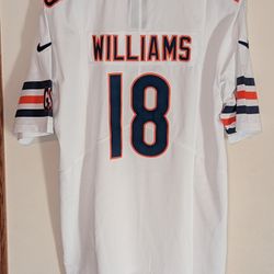 New Nike Caleb Williams #18 Chicago Bears Jersey – XL with tags – Stitched Letters - White