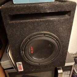 Subwoofer Box With 8” Alpine Type R