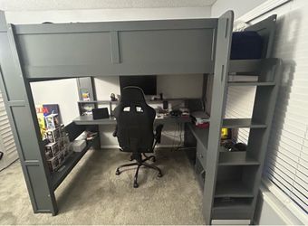 Loft bed same day delivery no money down no credit need 0% interest