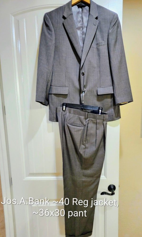 Men's Dress Shirts, Suits, Robert Graham, Jos.A. Bank, Banana Republic XL, L