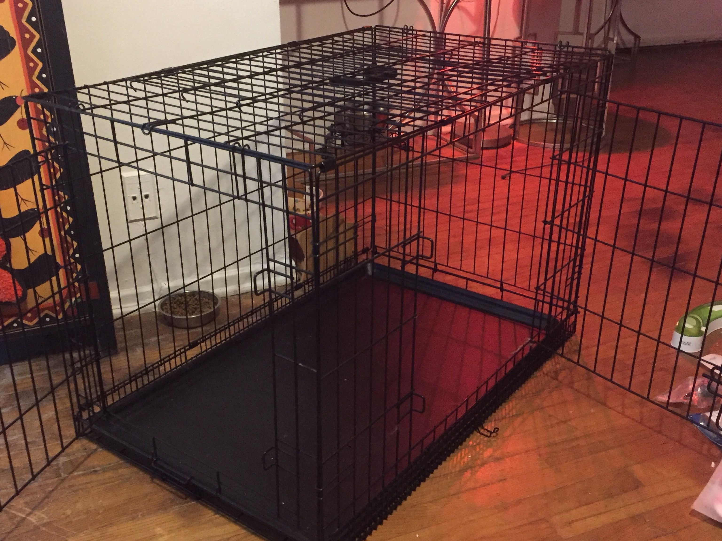 Large Dog crate Double Door With Divider