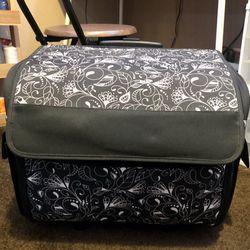 Sewing Machine Rolling Tote