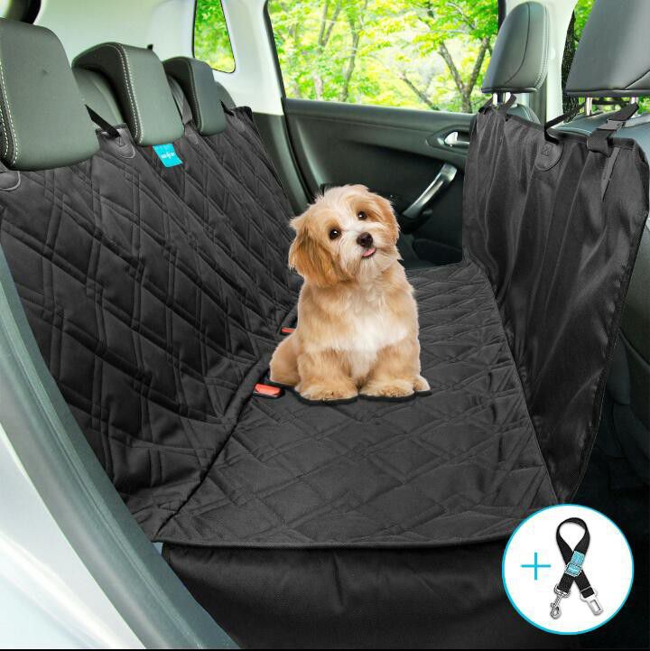 Brand New!! Dog seat cover hammock convertible 100% waterproof luxury quilted material stylish look machine washable seat belt leash included