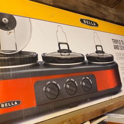 Triple Slow Cooker And Server