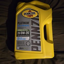 0w20  Pennzoil Platium  Full Synthetic Oil