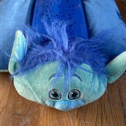 Dreamworks Trolls Pillow Pets Dream Lites Aqua & Blue
