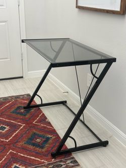 Glass desk