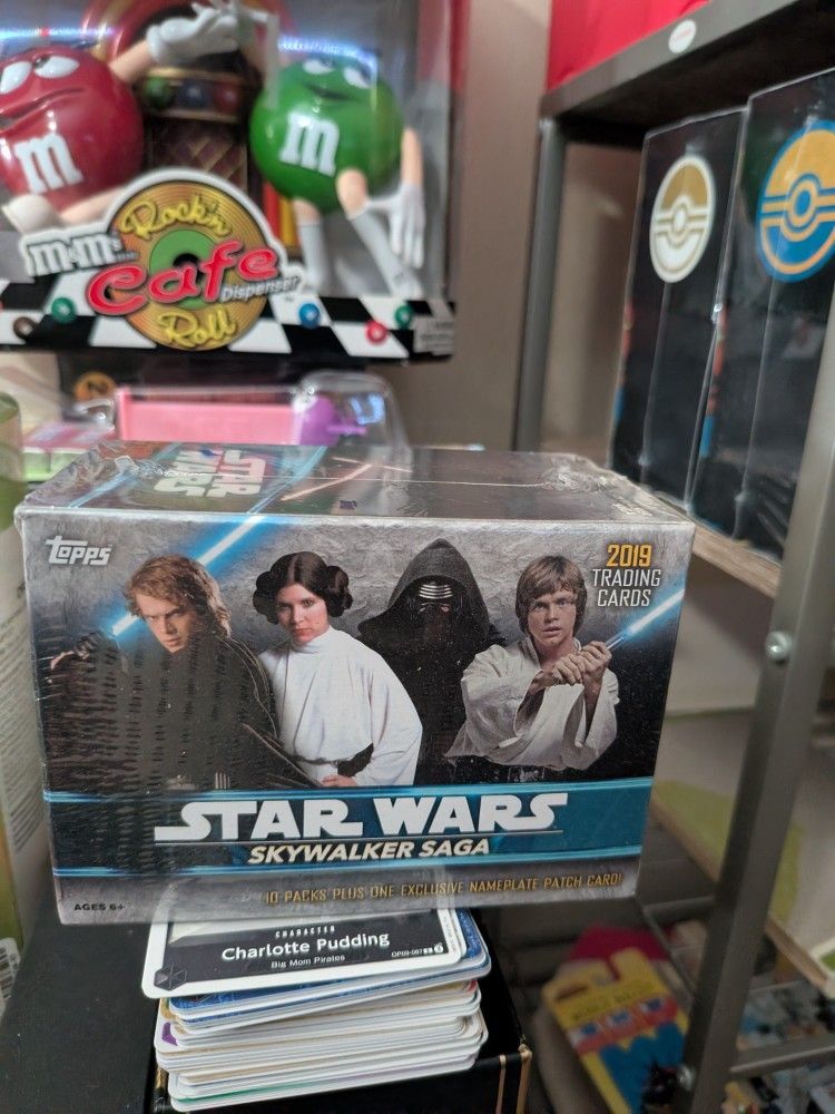 2019 Topps Star Wars Trading cards Skywalker Saga Blaster Box Patch 61 Cards