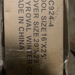 Blue Wave 15-Year 16 ft. x 25 ft. Oval Royal Blue Above Ground Winter Pool Cover