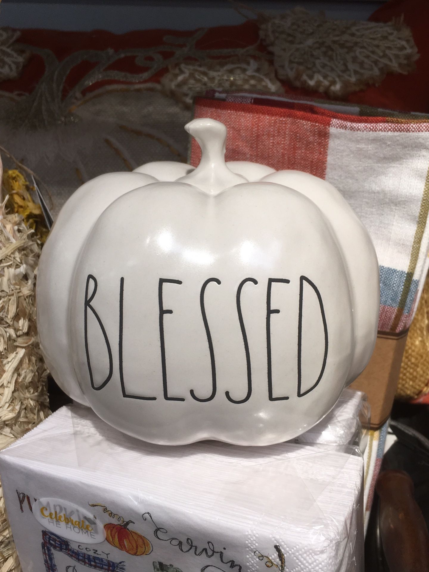 Rae dunn Blessed Pumpkin