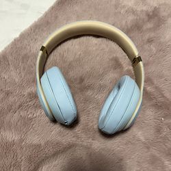 Beats By Dr Dre Studio3 Wireless Headphones Crystal Blue 