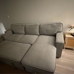 American Furniture Warehouse Grey Sleeper Sofa