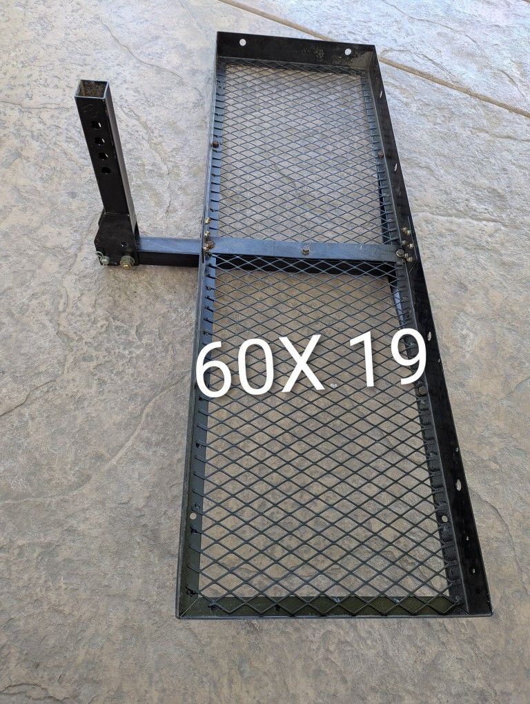 hitch-mounted cargo carrier. / Hitch Rack