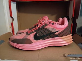 SZ 9.5 Nike Lunar Roam Premium Pink Gaze Black Crimson Brown