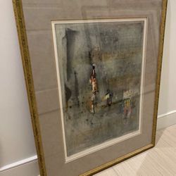 Johnny Friedlaender Abstract Modern Composition - Etching and Aquatint Art MCM