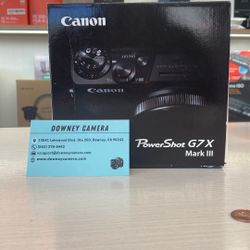 Canon PowerShot G7X Mark III