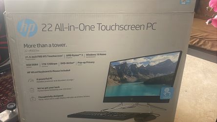 HP 22 All-in-One Touchscreen PC
