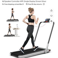  7.5MPH 2.25HP 2-in-1 Folding Under Desk Treadmill