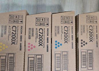 Ricoh Savin Lanier C7200X Pro Print Cartridge Lot