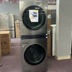 Washer And Dryer Stainless Steel New Open Box 