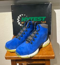 Hytest Safety Footweare Steal Toe Shoes Size 9 New Never Used