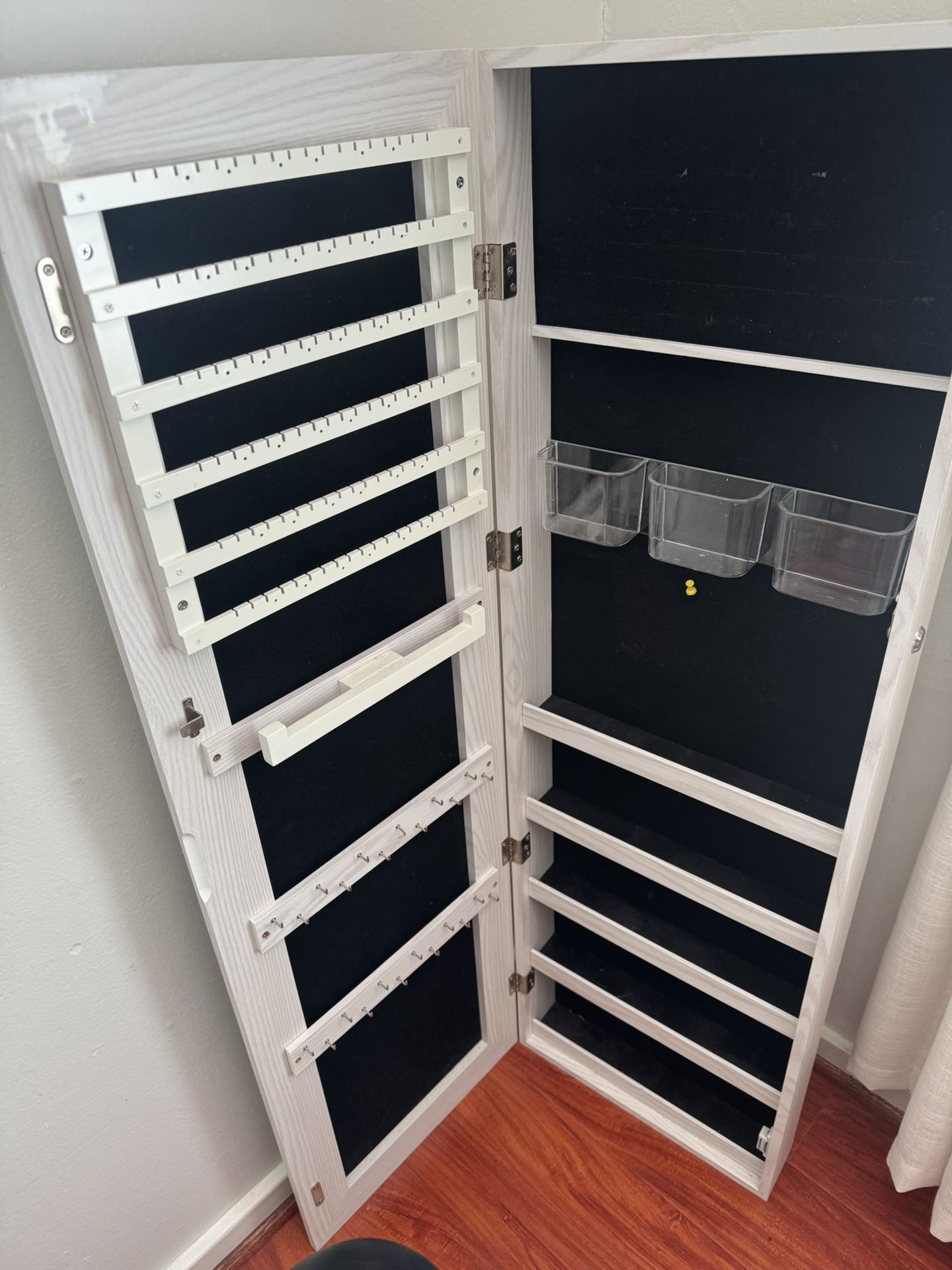 Length Mirror With Jewelry Cabinet