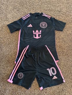 Inter Miami CF Adidas Kids Jersey and Shorts Set