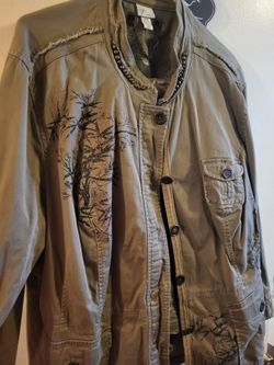 Jacket and Pants Set with Chinese Dragon