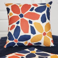 Colorful FLORAL Pillow Cover SET!