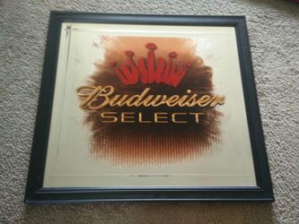 Budweiser Select Mirror Sign