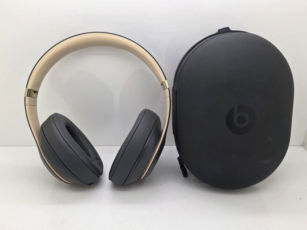 Beats By Dr. Dre Studio 3 Shadow Gray Gold Headphones