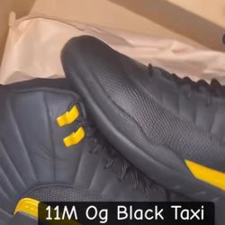 Jordan 12 “Black taxi” 11M