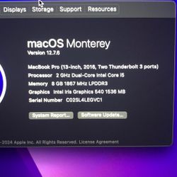 Mac Book Pro 2016