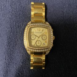 MICHAEL KORS GOLD SWAROVSKI CHRONO WATCH MK5105