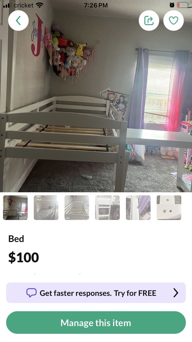 White Bed