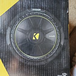 Kicker 44CWCD124 COMP 12" 300W RMS Subwoofer 600W Max Dual 4 Ohm (Each)
