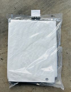 10ft x 10ft Heavy Duty White Waterproof Tarp