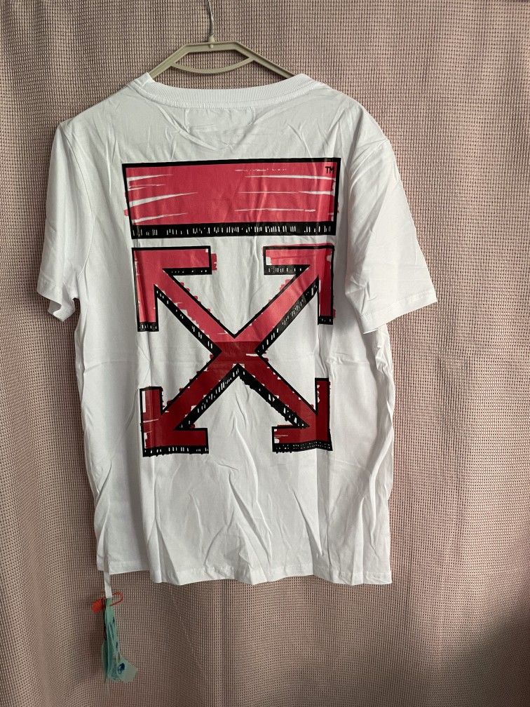OFF-White Marker Tee White/Red