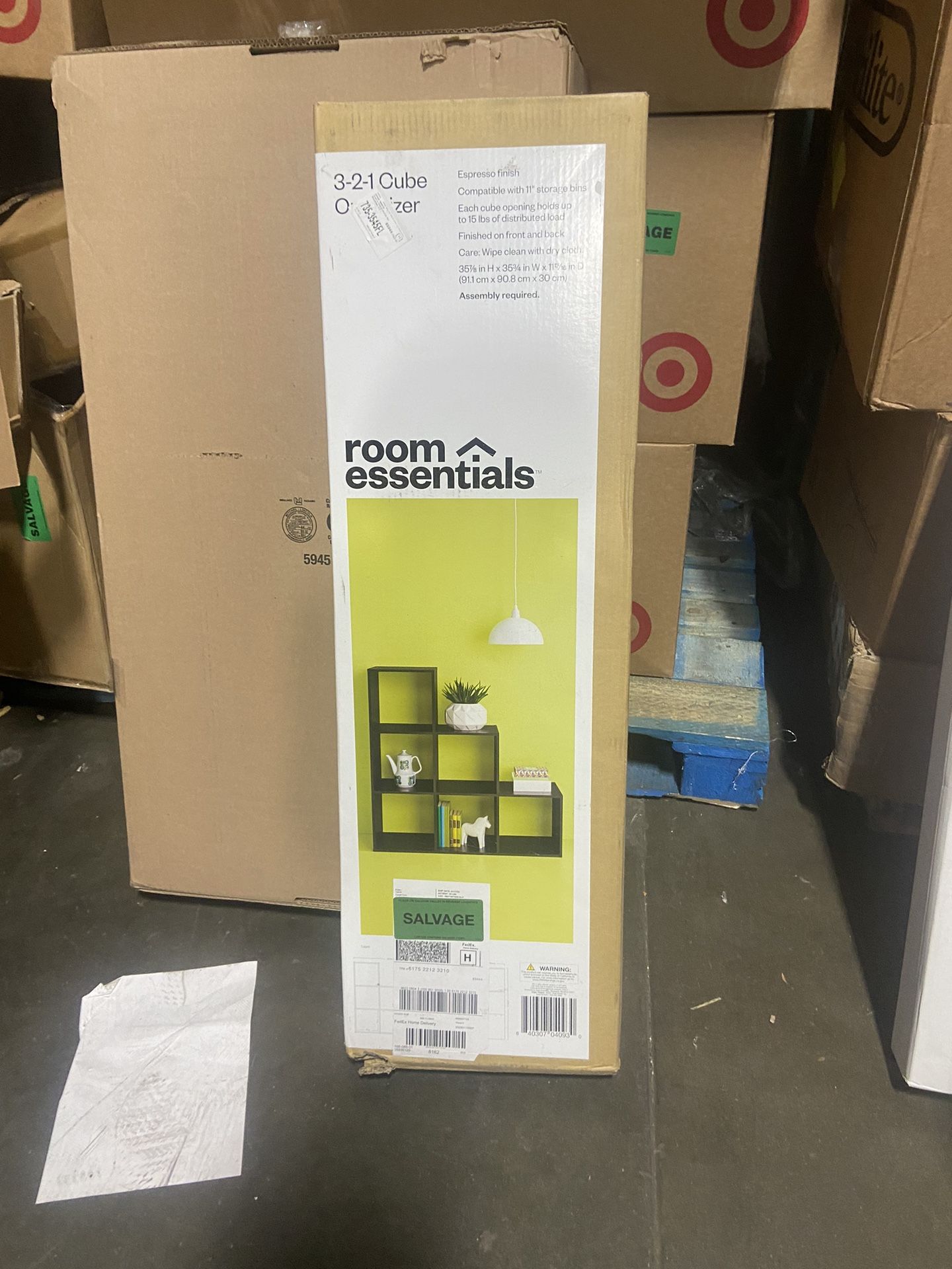 Room Essentials 3-2-1 Cube Organizer