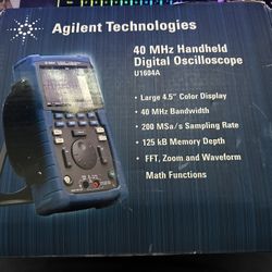 Agilent Technologies 40 Mhz Handheld Digital Oscilloscope Model Number U1604A